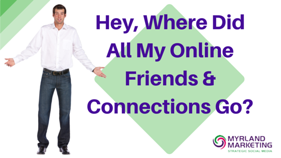 Hey, Where Did All My Online Friends & Connections Go?!